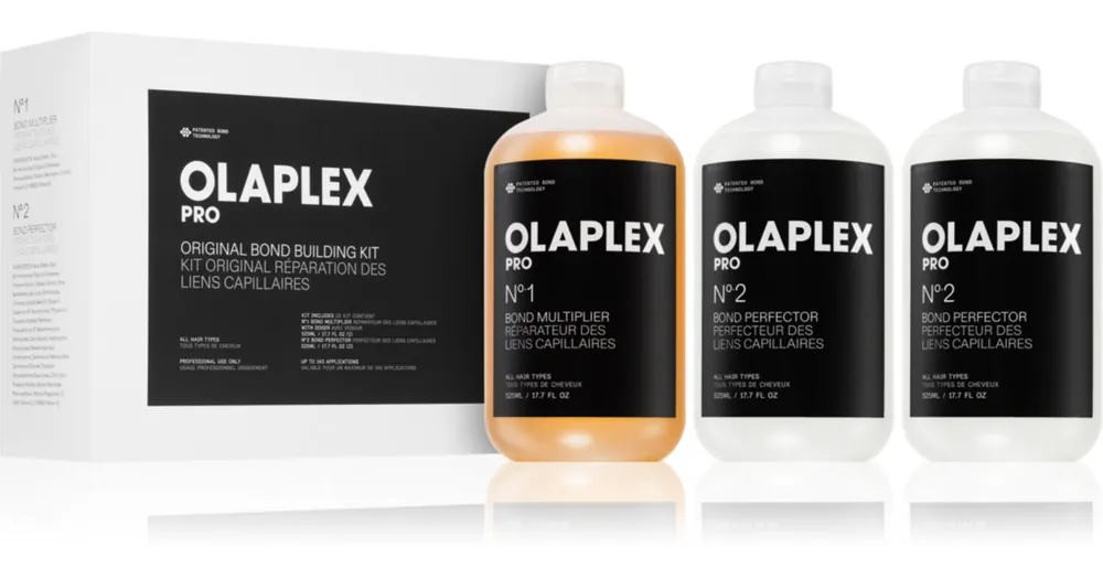Szuper ajánlat OlaplexSet Bond Building Kit hajkúra a kémiailag kezelt hajra