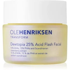 OLEHENRIKSENTransform Dewtopia 25% Acid Flash Facial hámlasztó maszk Vedd meg online