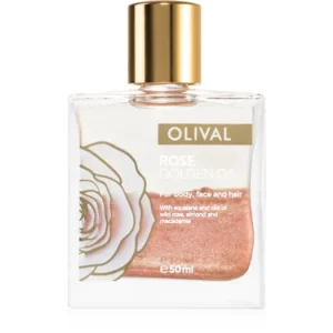 Bestseller OlivalRose Gold olaj csillámporral arcra, testre és hajra