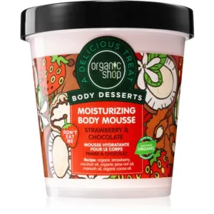 Organic ShopBody Desserts Strawberry & Chocolate testhab hidratáló hatással Akció