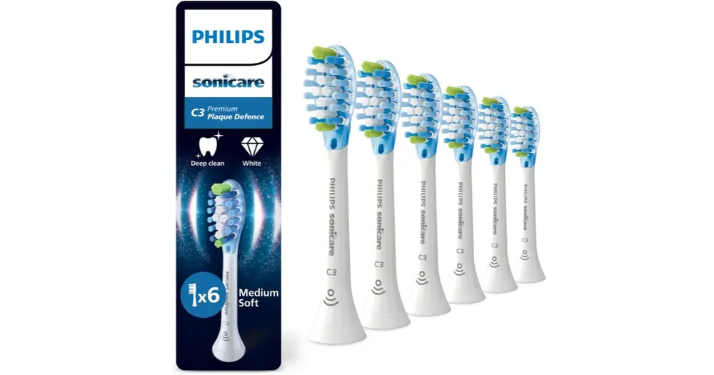 PhilipsSonicare Premium Plaque Defense HX9046/87 csere fejek a fogkeféhez Azonnal elérhető