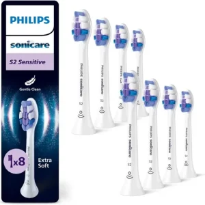 Kiárusítás PhilipsSonicare Sensitive HX6058/87 csere fejek a fogkeféhez