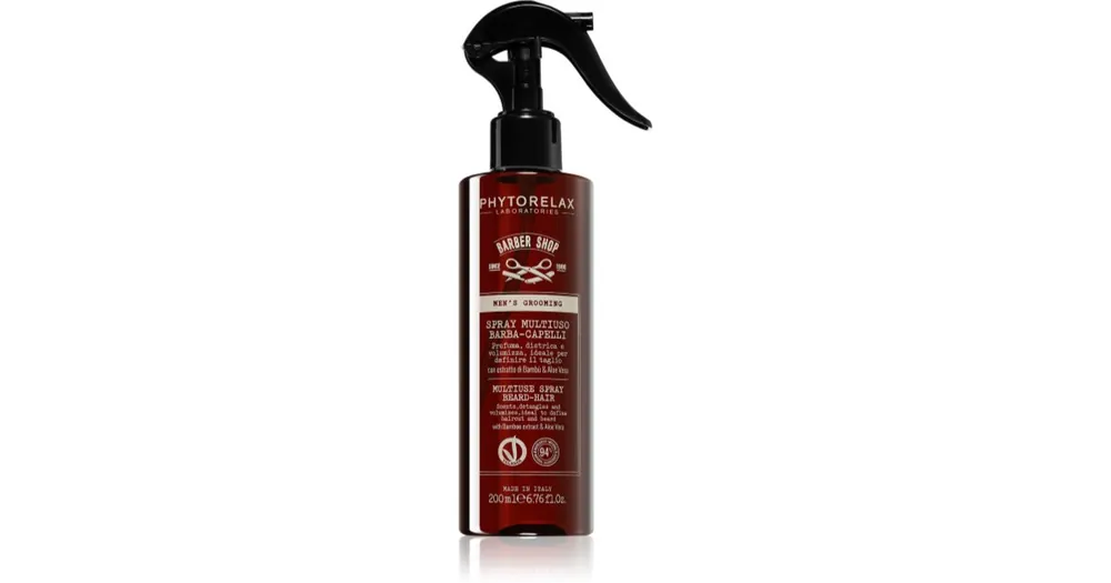 Alacsony ár Phytorelax LaboratoriesMen‘s Grooming Barber Shop haj és szakáll kondicionáló spray -ben