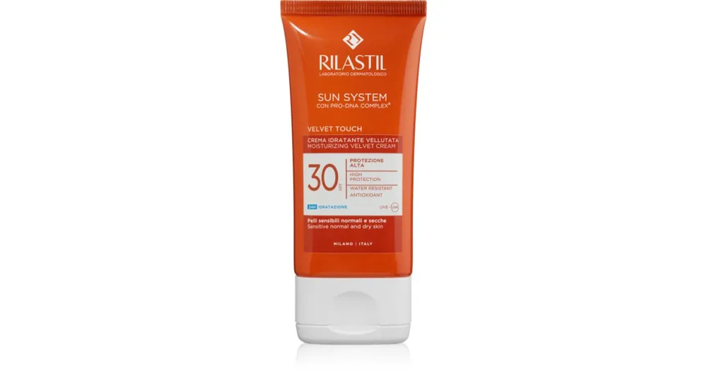 RilastilSun System Velvet Touch ápoló arckrém SPF 30 Szuper ajánlat