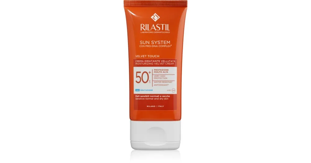 Végkiárusítás RilastilSun System Velvet Touch hidratáló védőkrém SPF 50+
