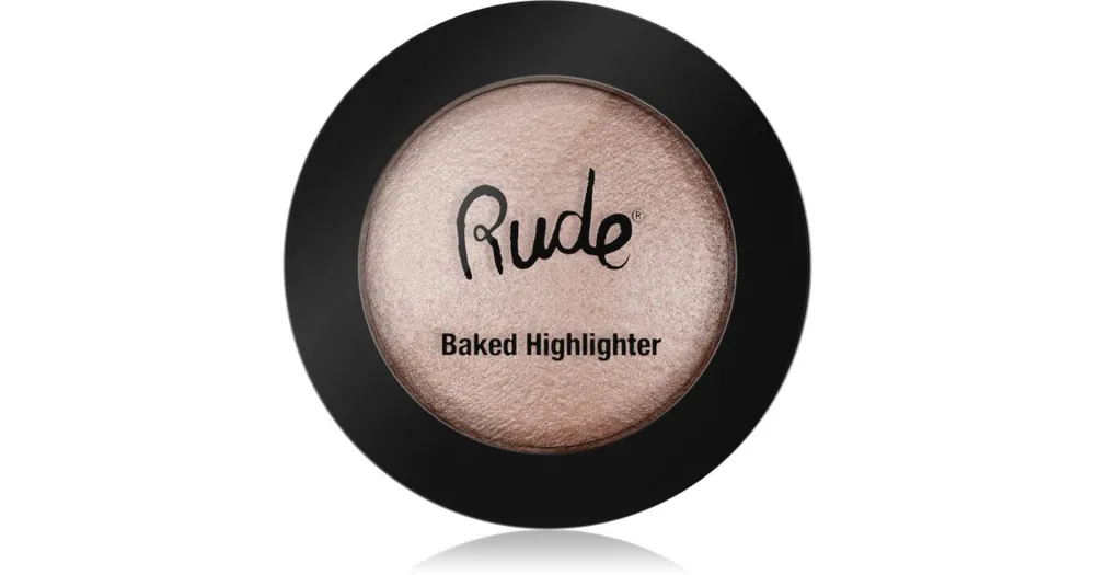 Rude CosmeticsBaked Highlighter kompakt púderes élénkítő arcra Azonnali szállítás