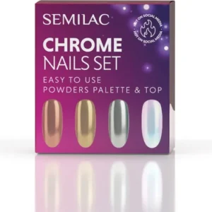 SemilacSet Chrome Nails ajándékszett körmökre Szuper ajánlat