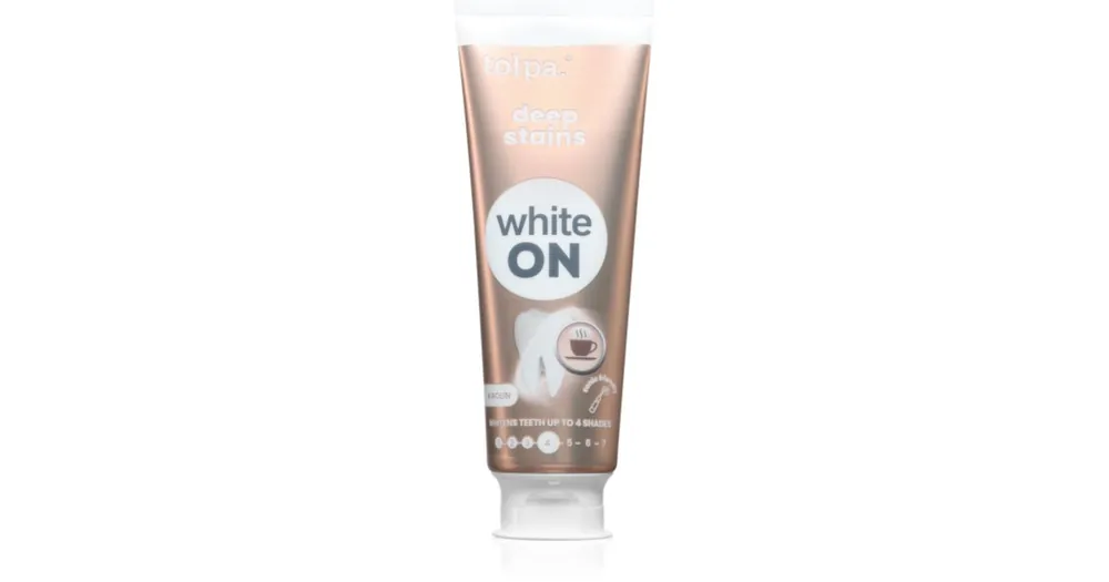 Biztonságos fizetés TołpaOn White Deep Stains fehérítő fogkrém