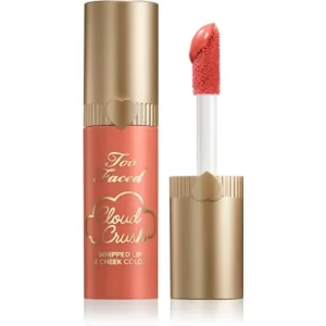 Árcsökkenés Too FacedCloud Crush Whipped Lip & Cheek Color folyékony arcpirosító az arcra és a szájra