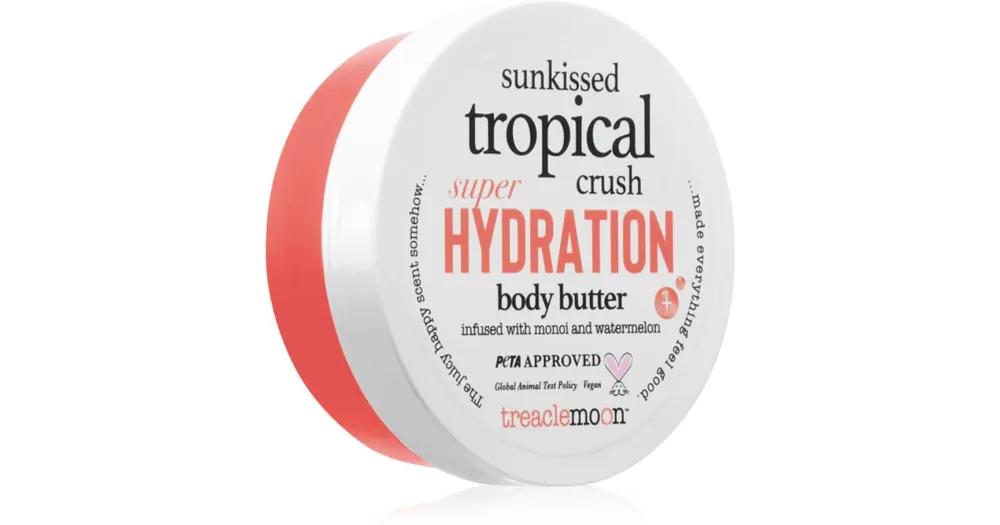 TreaclemoonSunkissed Tropical Crush Super Hydration intenzív hidratáló testvaj Legjobb ár