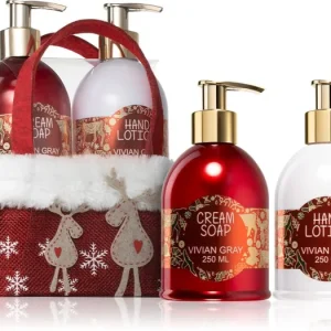 Vivian GrayRed Christmas ajándékszett kézre Gyors szállítás