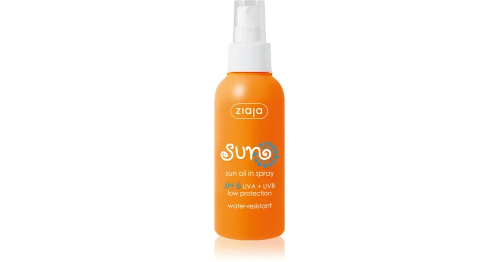 Legkelendőbb ZiajaSun napozó olaj spray -ben SPF 6