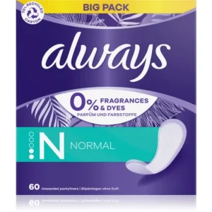 Végkiárusítás AlwaysDaily Fresh Normal tisztasági betétek parfümmentes