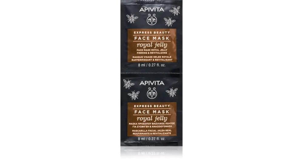 ApivitaExpress Beauty Anti-aging Face Mask Royal Jelly revitalizáló arcmaszk feszesítő hatással Biztonságos fizetés