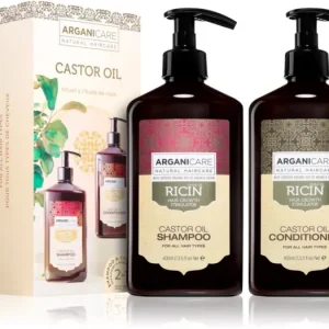 Legjobb ár ArganicareCastor Oil Set ajándékszett hajnövesztést serkentő