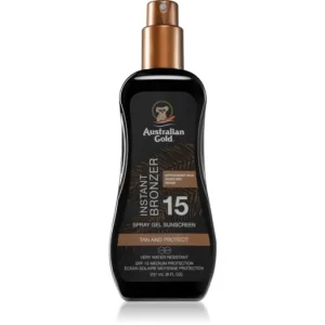 Gyors kiszállítás Australian GoldSpray Gel Sunscreen With Instant Bronzer bronzosító gél SPF 15