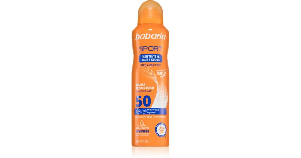 BabariaSport napvédő spray SPF 50 Biztonságos vásárlás