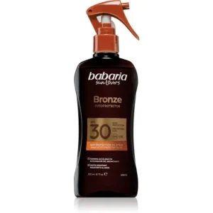 Nézd meg most BabariaSun Bronze Spray Sun Protector Oil védő olaj SPF 30