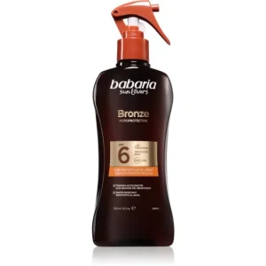 BabariaSun Protective napozó olaj spray -ben SPF 6 Biztonságos fizetés