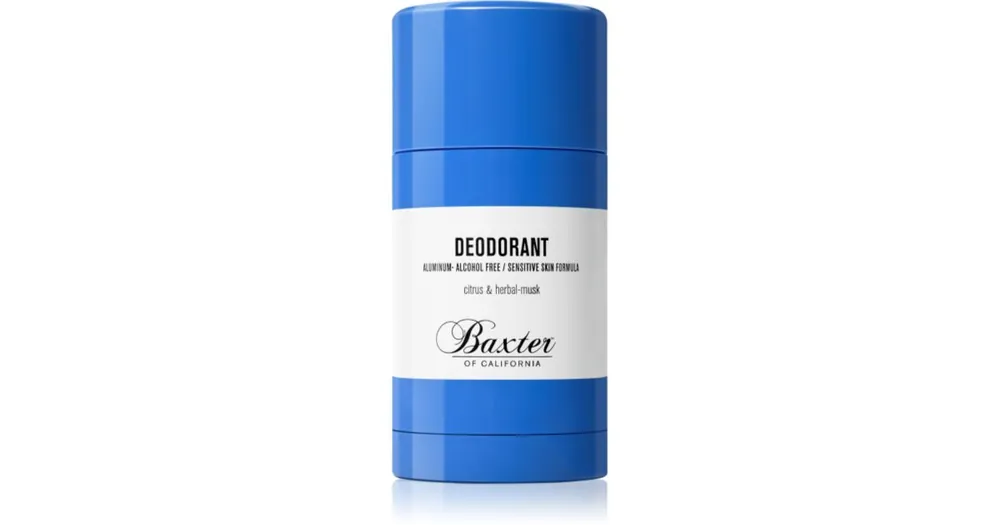 Baxter of CaliforniaDeodorant alkohol- és alumínium mentes dezodor uraknak Alacsony ár
