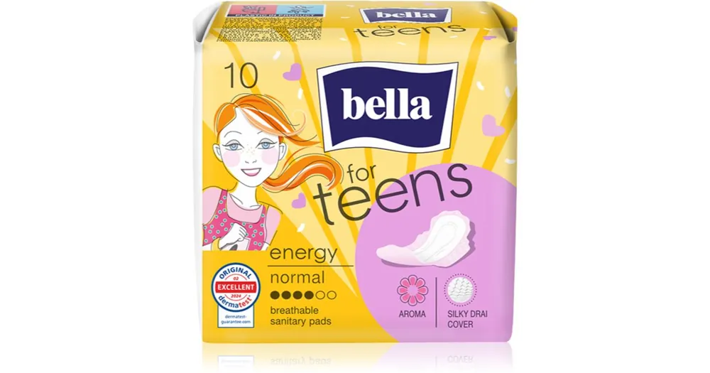 Gyors kiszállítás BELLAFor Teens Ultra Energy egészségügyi betétek lányoknak