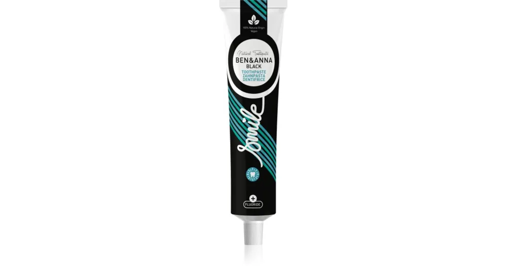 BEN&ANNAToothpaste Black természetes fogkrém aktív szénnel Kedvezményes ár