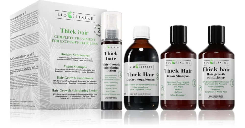 BioélixireThick Hair ajándékszett hölgyeknek Alacsony ár