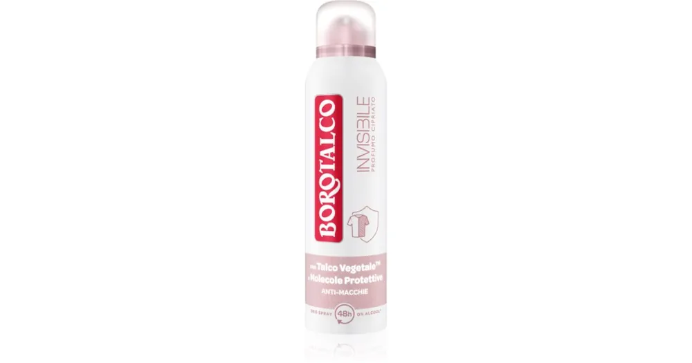 Árcsökkenés BorotalcoInvisible Rose spray dezodor