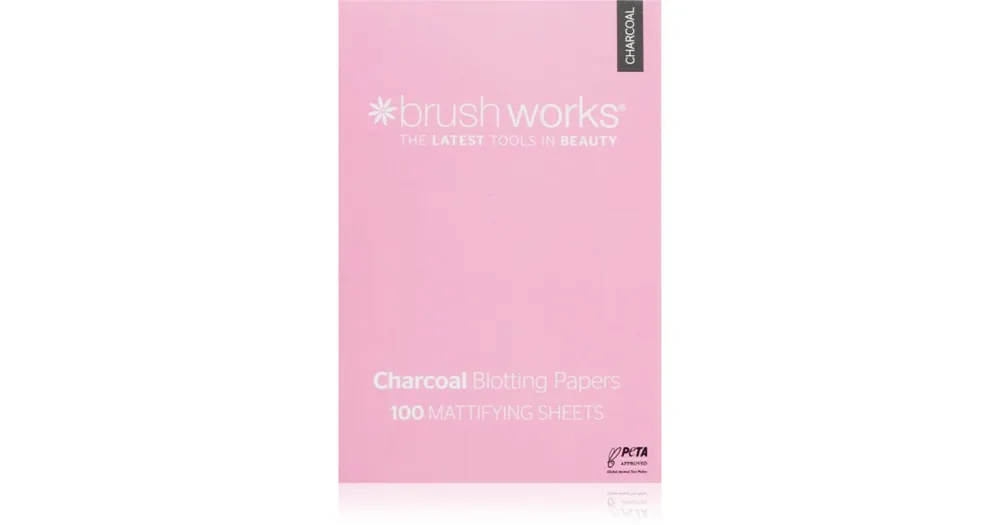 BrushworksCharcoal Blotting Papers mattító kendő Prémium