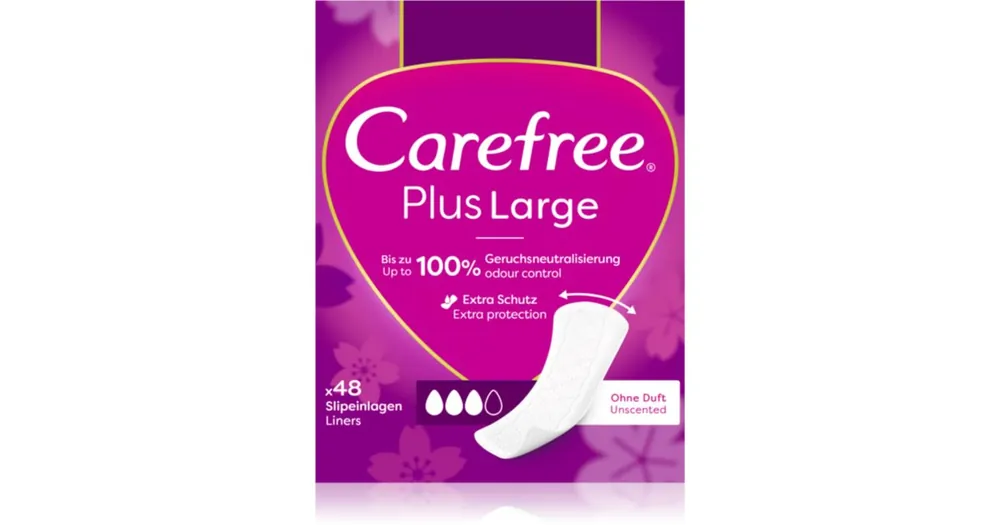CarefreePlus Large Light Scent tisztasági betétek Exkluzív ajánlat
