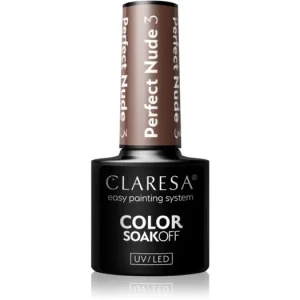 ClaresaSoakOff UV/LED Color Perfect Nude géles körömlakk Legnépszerűbb