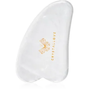 Azonnali szállítás CrystalloveClear Quartz Gua Sha masszázs szegédeszköz