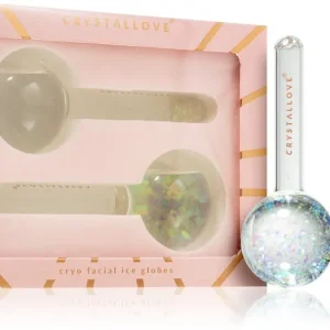 Alacsony ár CrystalloveCryo Cryolift Ice Globes Crystal masszázs szegédeszköz az arcra