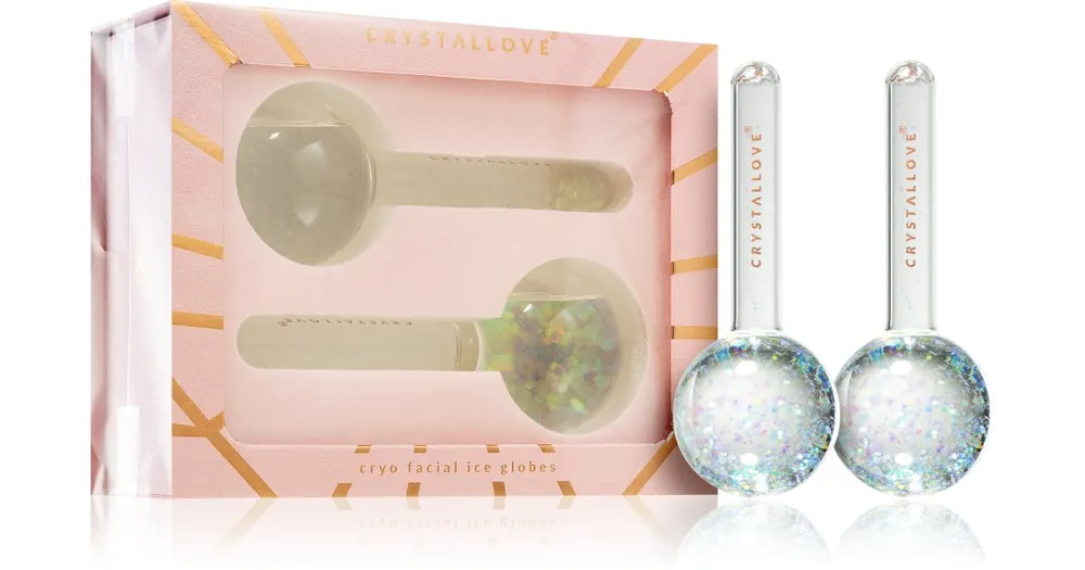 Alacsony ár CrystalloveCryo Cryolift Ice Globes Crystal masszázs szegédeszköz az arcra