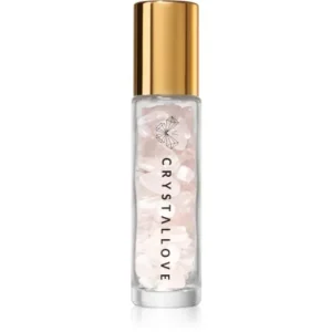 Biztonságos fizetés CrystalloveRose Quartz Oil Bottle roll-on kristályokkal