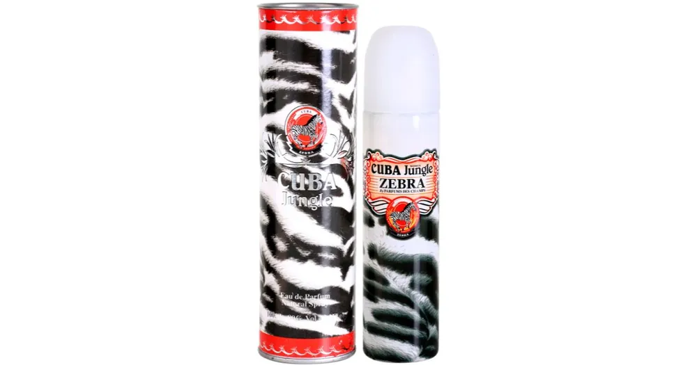 Biztonságos vásárlás CubaJungle Zebra Eau de Parfum hölgyeknek
