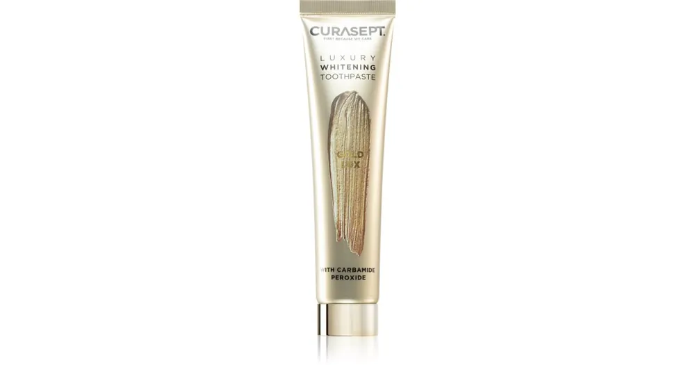 Biztonságos vásárlás CuraseptGold Lux Toothpaste fehérítő fogkrém aktív szénnel