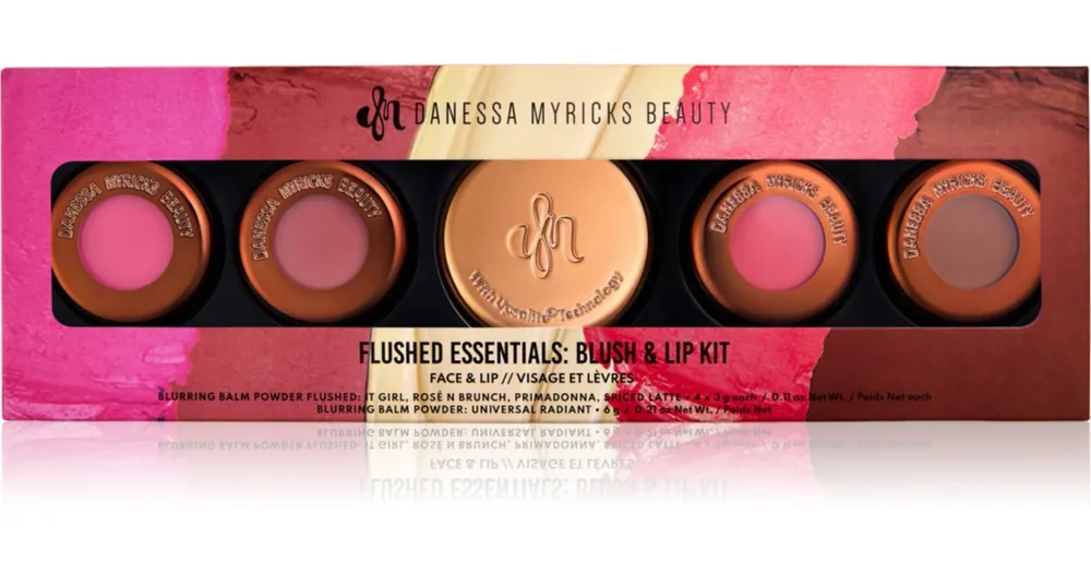 Szezonális akció Danessa Myricks BeautyFlushed Essentials dekoratív kozmetika szett