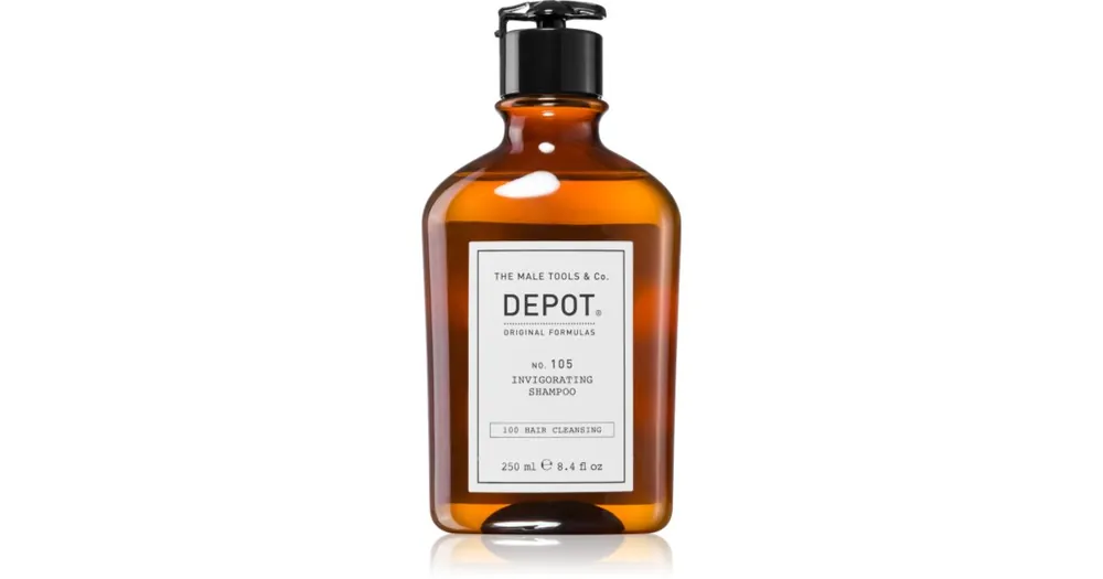 DEPOT100 HAIR CLEANSING NO. 105 INVIGORATING SHAMPOO erősítő sampon hajhullás ellen Expressz szállítás