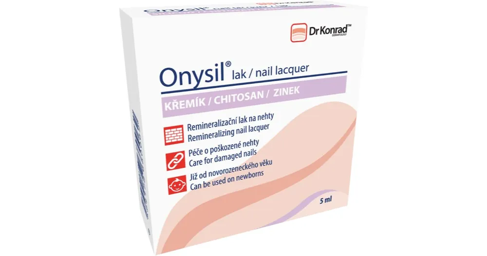 Expressz szállítás Dr KonradOnysil® lakk a gyenge és puha körmökre