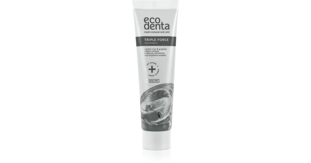 EcodentaExpert Triple Force fluoridmentes fogkrém hármas hatással Végkiárusítás