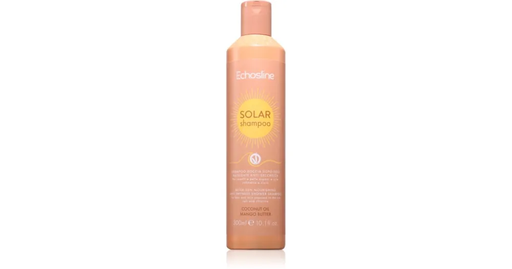 Utolsó esély EchoslineSOLAR Shampoo tápláló sampon nap által károsult haj