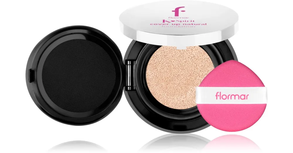 Alacsony ár flormarK-Spirit Cover Up Natural Cushion Foundation tartós kompakt alapozó