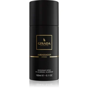 GisadaAmbassador Intense spray dezodor alumíniummentes uraknak Árcsökkenés