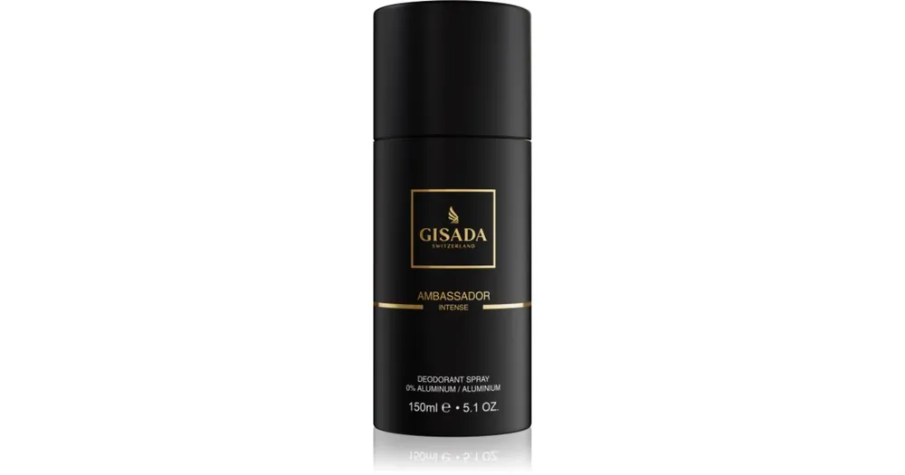 GisadaAmbassador Intense spray dezodor alumíniummentes uraknak Árcsökkenés