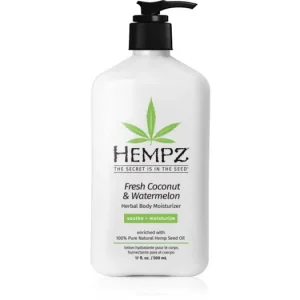 Biztonságos vásárlás HEMPZFresh Coconut & Watermelon hidratáló testápoló tej