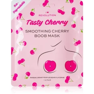 Alacsony ár I Heart RevolutionTasty Cherry intenzív hidrogélmaszk dekoltázs feszesítésére