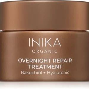 Biztonságos vásárlás INIKA OrganicOvernight Repair Treatment éjszakai regeneráló maszk a bőr intenzív hidratálásához
