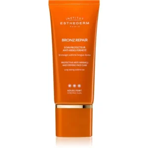 Ne maradj le Institut EsthedermBronz Repair Protective Anti-Wrinkle and Firming Face Care feszesítő arckrém a ráncok ellen magas UV védelemmel