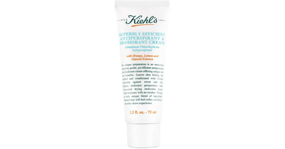 Kiehl‘sSuperbly Efficient Antiperspirant & Deodorant Cream krémes izzadásgátló minden bőrtípusra Végkiárusítás